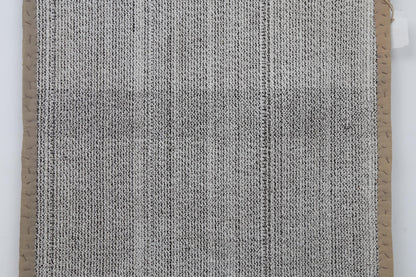 3x8 Vintage Turkish Flatweave Runner Rug, Handmade Wool Hallway Rug, Neutral Beige Gray Minimalist Kilim Runner