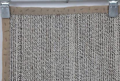 3x8 Vintage Turkish Flatweave Runner Rug, Handmade Wool Hallway Rug, Neutral Beige Gray Minimalist Kilim Runner
