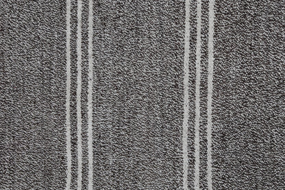 2x6 Vintage Turkish Flatweave Runner Rug, Handmade Wool Hallway Rug, Gray Striped Kilim Runner, Minimalist Entryway Carpet