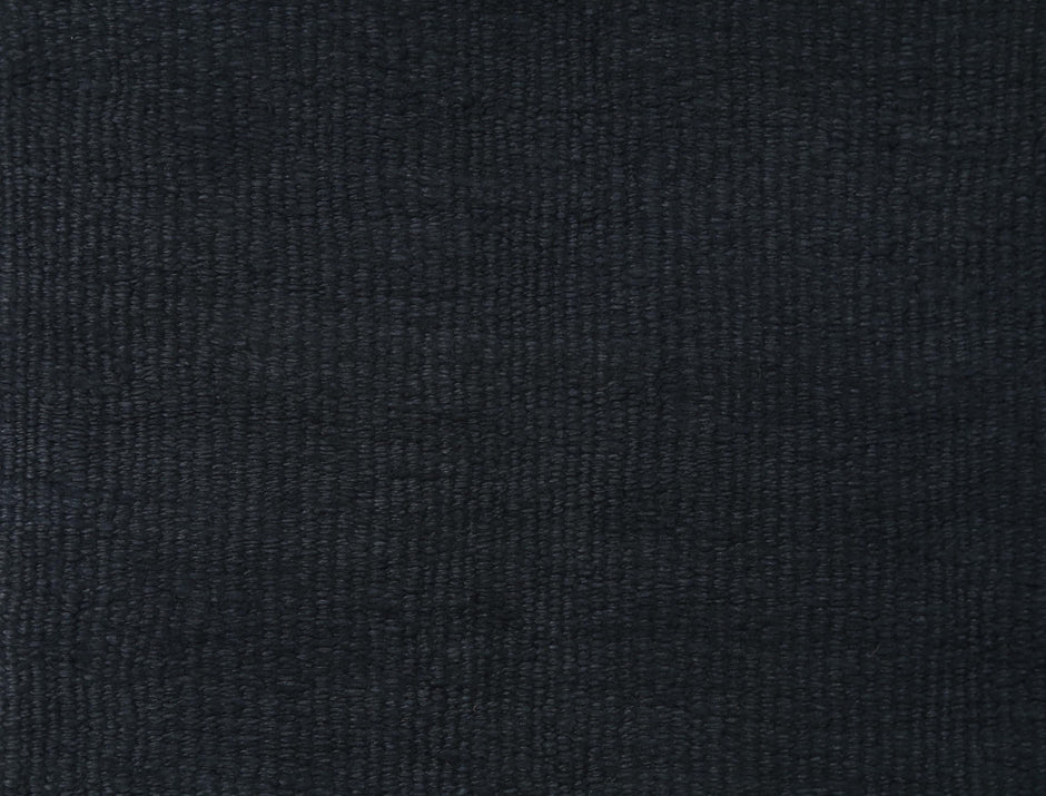 2x8 Vintage Turkish Hemp Runner Rug, Handmade Dark Blue Minimalist Hallway Rug, Narrow Rustic Hemp Carpet