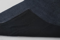 Vintage Turkish Hemp Runner Rug, Dark Blue Minimalist (2x8) - photo 9 of 9