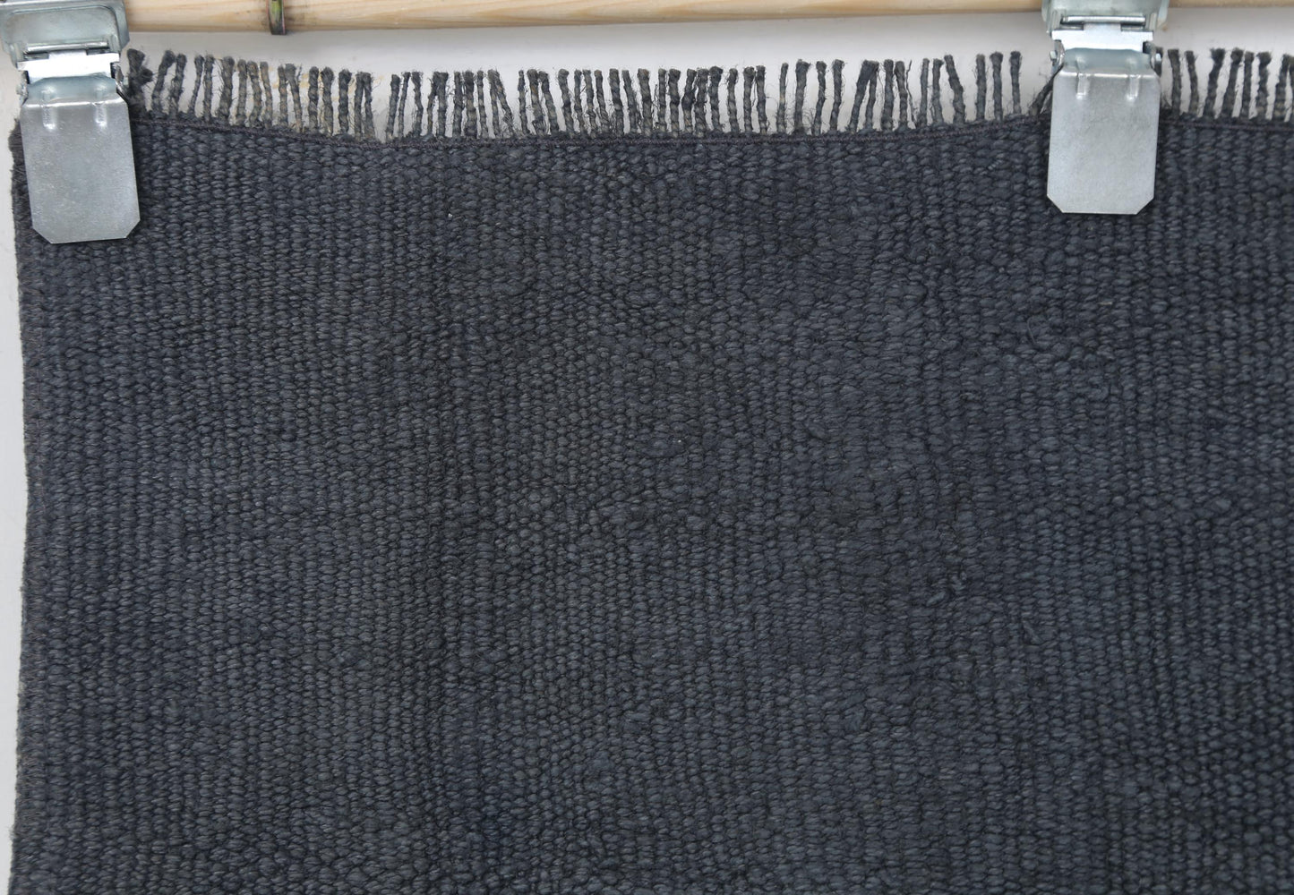 2x8 Vintage Turkish Hemp Runner Rug, Handmade Blue Hallway Rug, Minimalist Narrow Runner Carpet