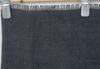 Vintage Turkish Hemp Runner Rug, Blue Minimalist (2x8) - photo 3 of 10