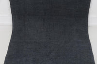 Vintage Turkish Hemp Runner Rug, Blue Minimalist (2x8) - photo 7 of 10