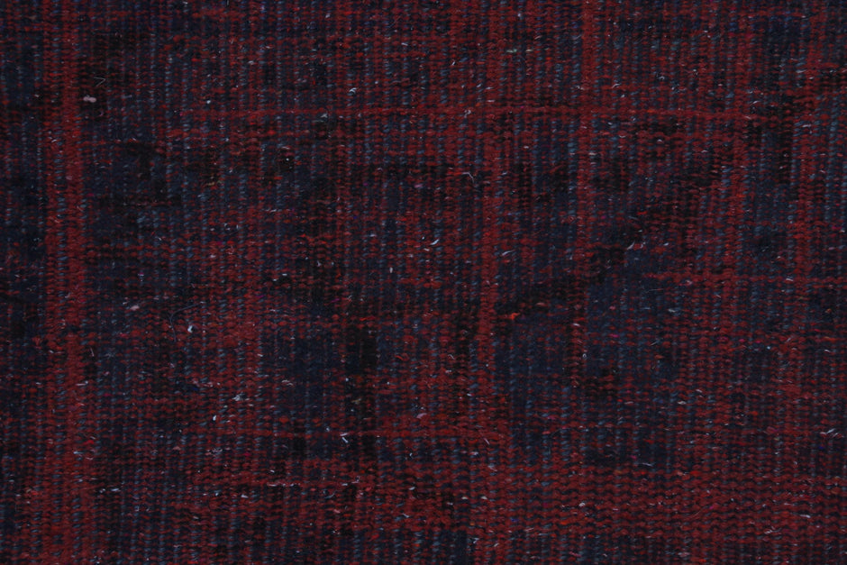 2x5 Vintage Turkish Runner Rug, Handmade Wool Cotton Hallway Rug, Distressed Red Entryway Accent Rug