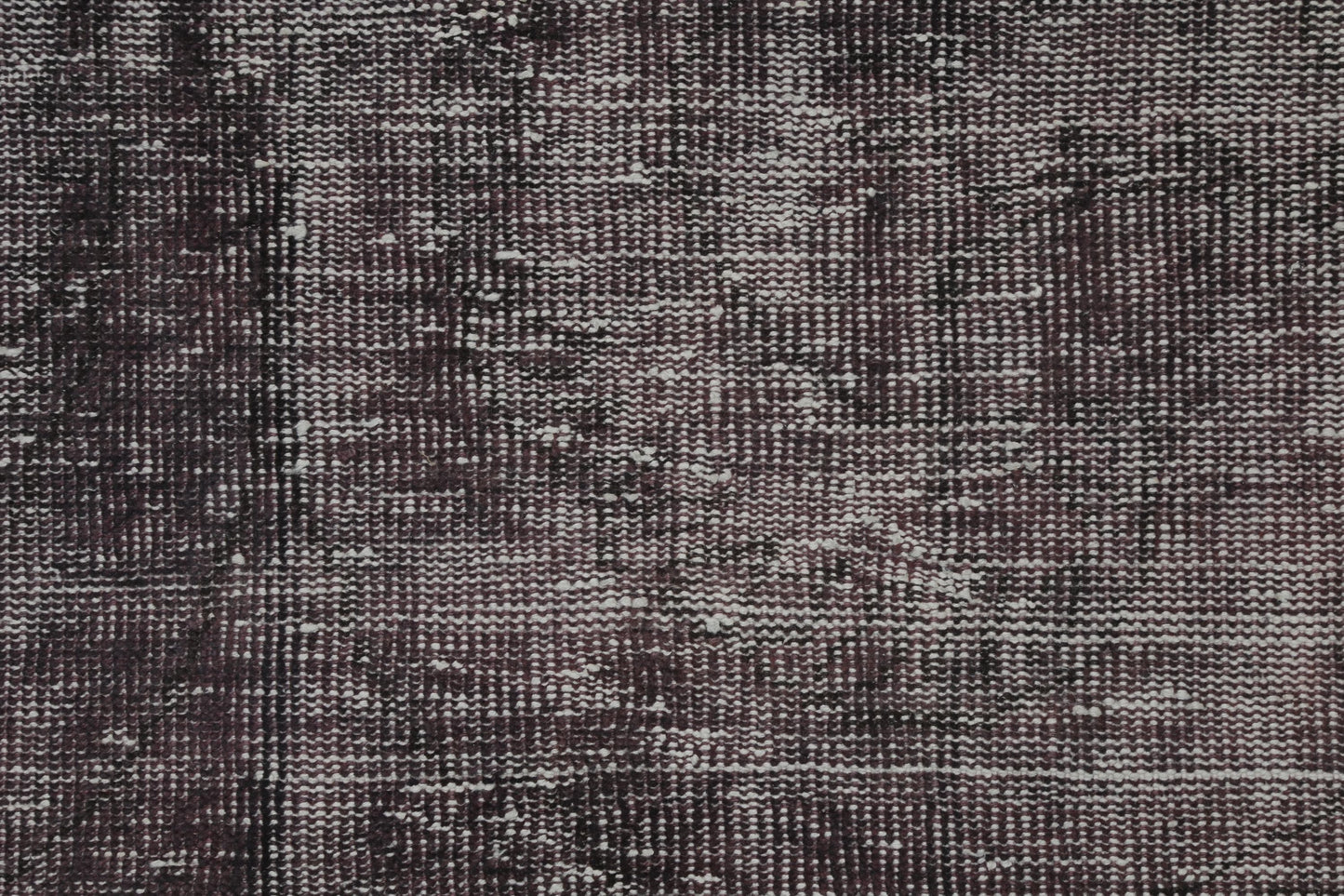 3x10 Vintage Turkish Runner Rug, Handmade Purple Overdyed Wool Runner, Minimalist Hallway Rug