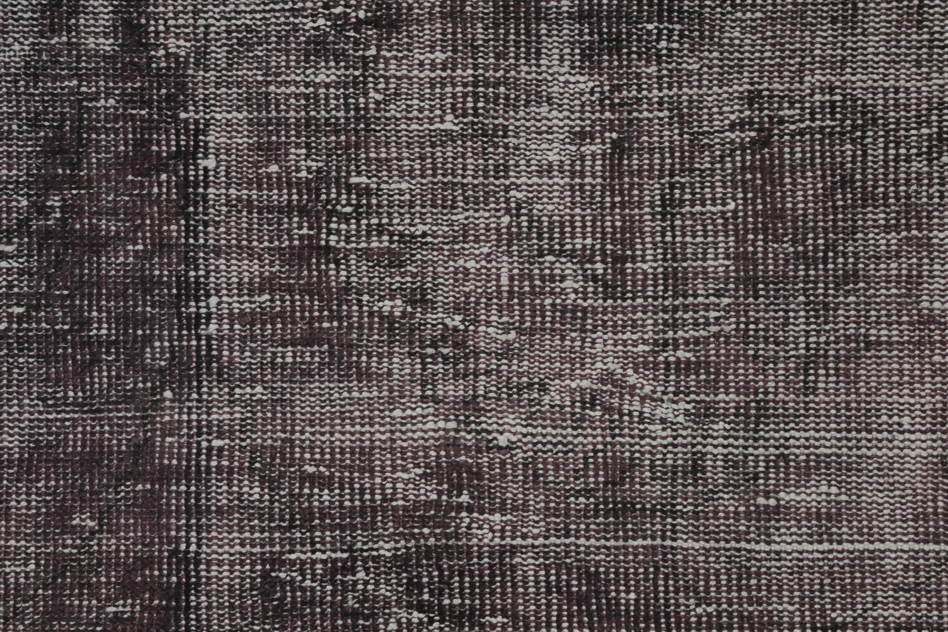3x10 Vintage Turkish Runner Rug, Handmade Purple Overdyed Wool Runner, Minimalist Hallway Rug