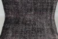 Vintage Turkish Wool Overdyed Runner Rug, Purple Minimalist (3x10) - photo 7 of 9