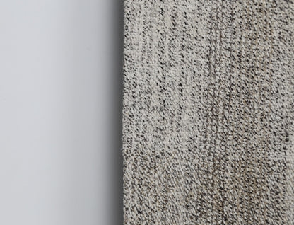 3x10 Vintage Turkish Flatweave Runner Rug, Handmade Wool Cotton Hallway Rug, Neutral Beige Long Rustic Runner