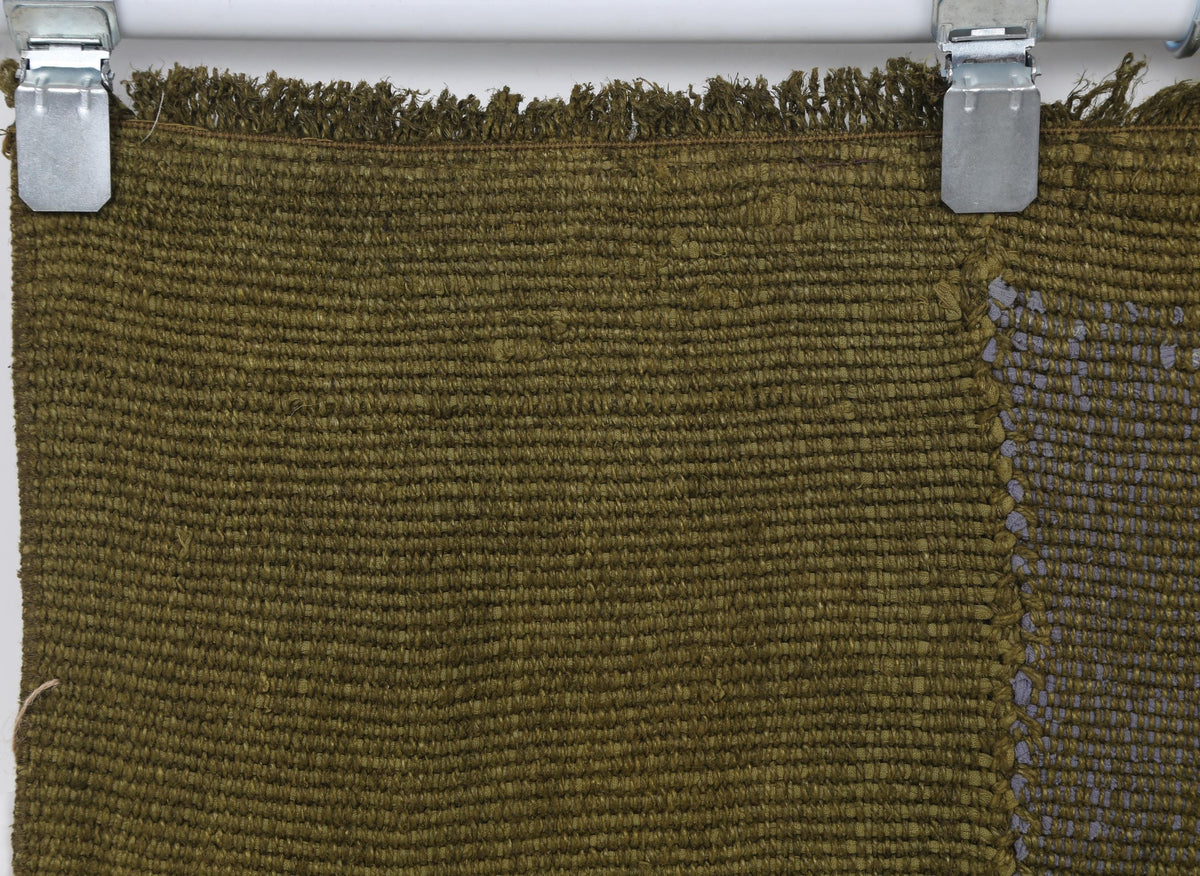 2x9 Vintage Turkish Hemp Runner Rug, Handmade Mustard Hallway Rug, Rustic Minimal Long Runner for Entryway