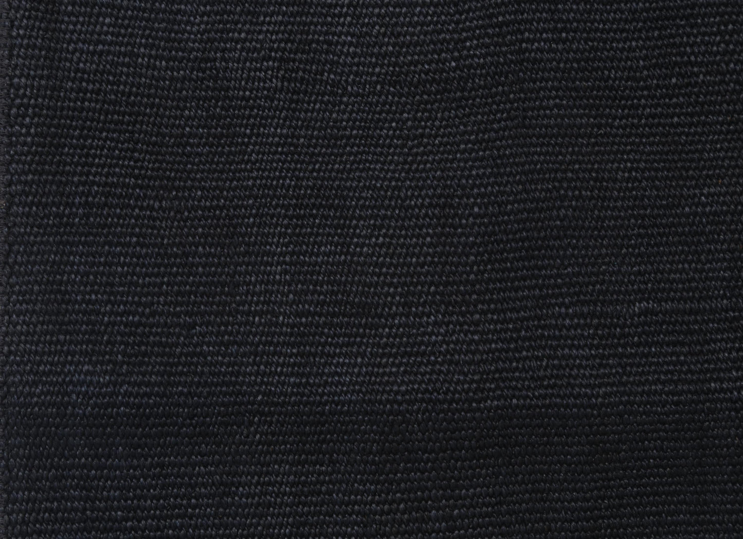 2x8 Vintage Turkish Hemp Runner Rug, Handmade Dark Blue Minimalist Hallway Rug, Solid Natural Hemp Runner