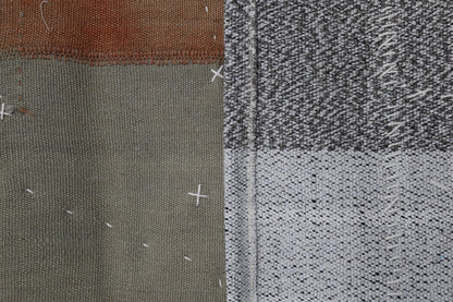 3x4 Handmade Wool Tapestry Rug, Turkish Textile Wall Hanging, One of a Kind Fiber Art,