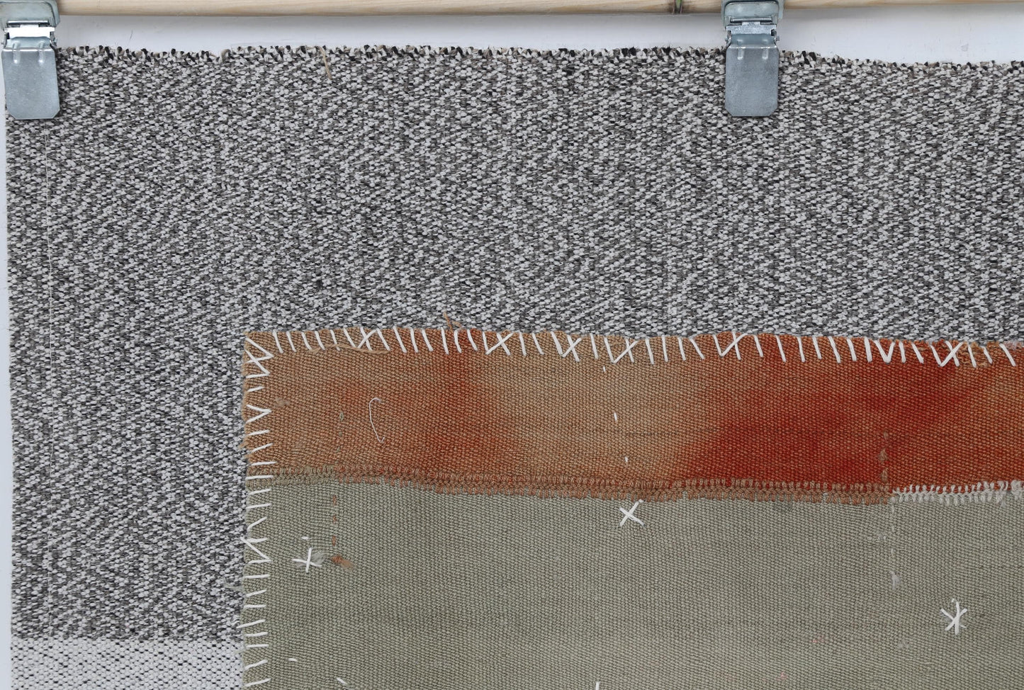 3x4 Handmade Wool Tapestry Rug, Turkish Textile Wall Hanging, One of a Kind Fiber Art,