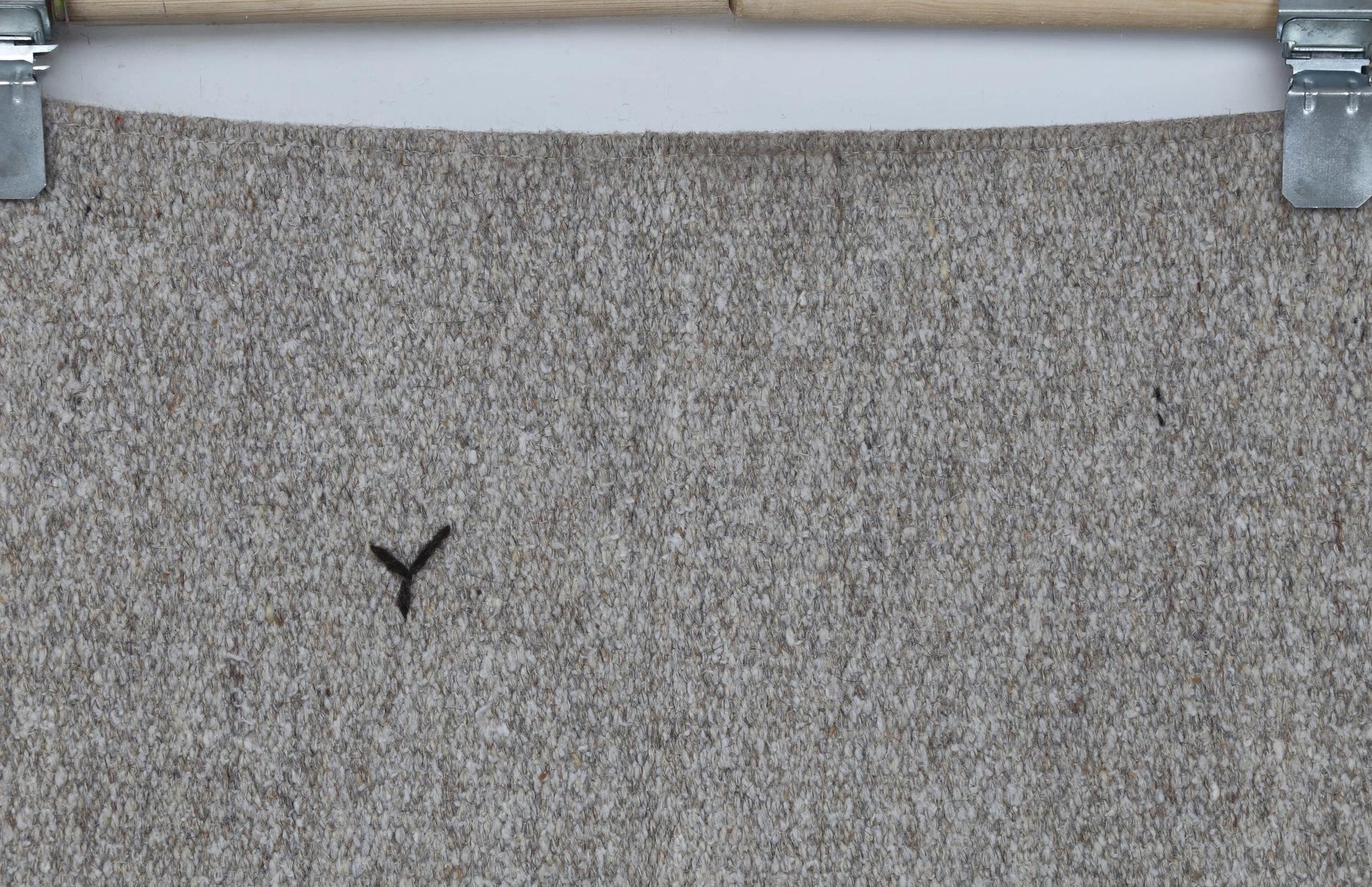 6x8 Vintage Turkish Flatweave Rug, Handmade Neutral Brown Wool Kilim, Minimalist Area Rug