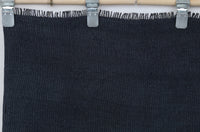 Vintage Turkish Hemp Runner Rug, Dark Blue Minimalist (2x8) - photo 3 of 9