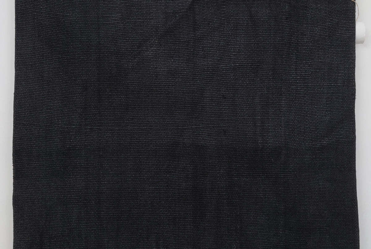 2x9 Vintage Turkish Hemp Runner Rug, Handmade Dark Blue Hallway Rug, Minimalist Long Kitchen Runner