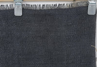 Vintage Turkish Hemp Runner Rug, Blue Minimalist (2x8) - photo 4 of 10