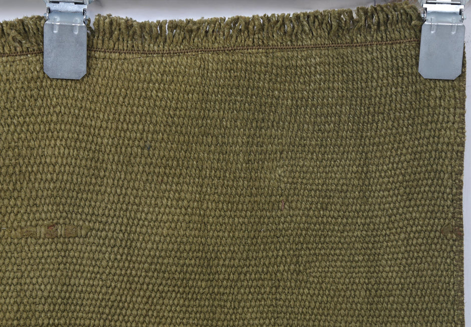 2x5 Vintage Turkish Hemp Runner Rug, Handmade Mustard Hallway Rug, Minimalist Narrow Runner Carpet
