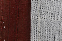 Vintage Turkish Tapestry Rug, Burgundy Solid Wall Hanging (3'6" x 4'3") - photo 9 of 9