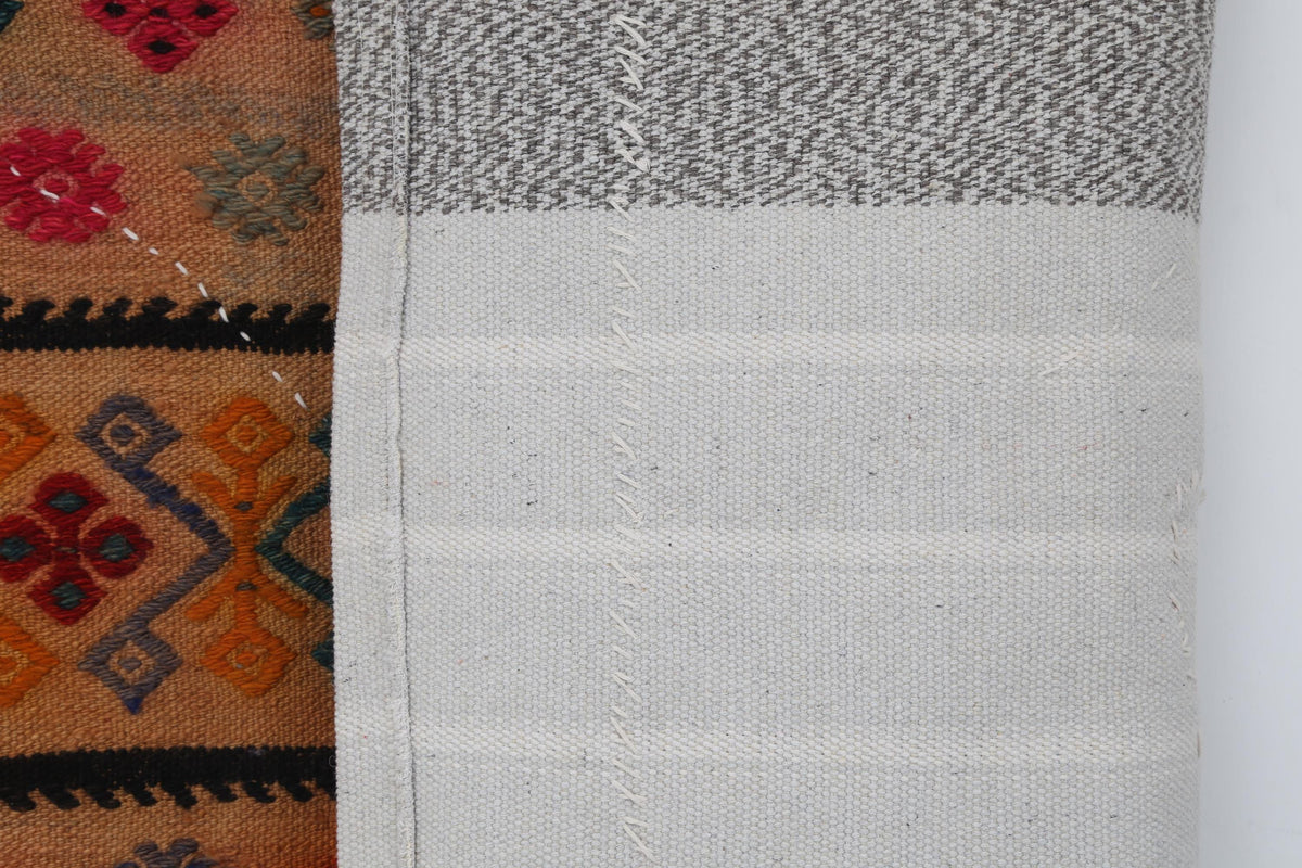 3x4 Handmade Wool Tapestry Rug, Tribal Textile Wall Hanging, Geometric Fiber Art Decor