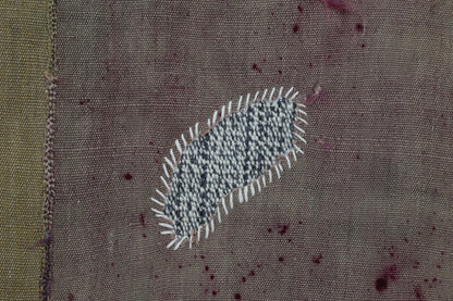3x4 Wool Tapestry Rug, Brown Mauve Abstract Textile Wall Hanging, Minimalist Fiber Art Decor