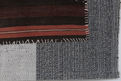 3x4 Handmade Wool Tapestry Rug, Red Tribal Textile Wall Hanging, Rustic Fiber Art Decor