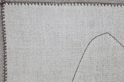 3x4 Vintage Tapestry Rug, Hemp Wool Patchwork Textile, Earth Tone Turkish Woven Wall Art