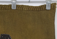 2x6 Vintage Hemp Runner Rug, Mustard Turkish Hallway Rug, Minimal Narrow Entryway Rug