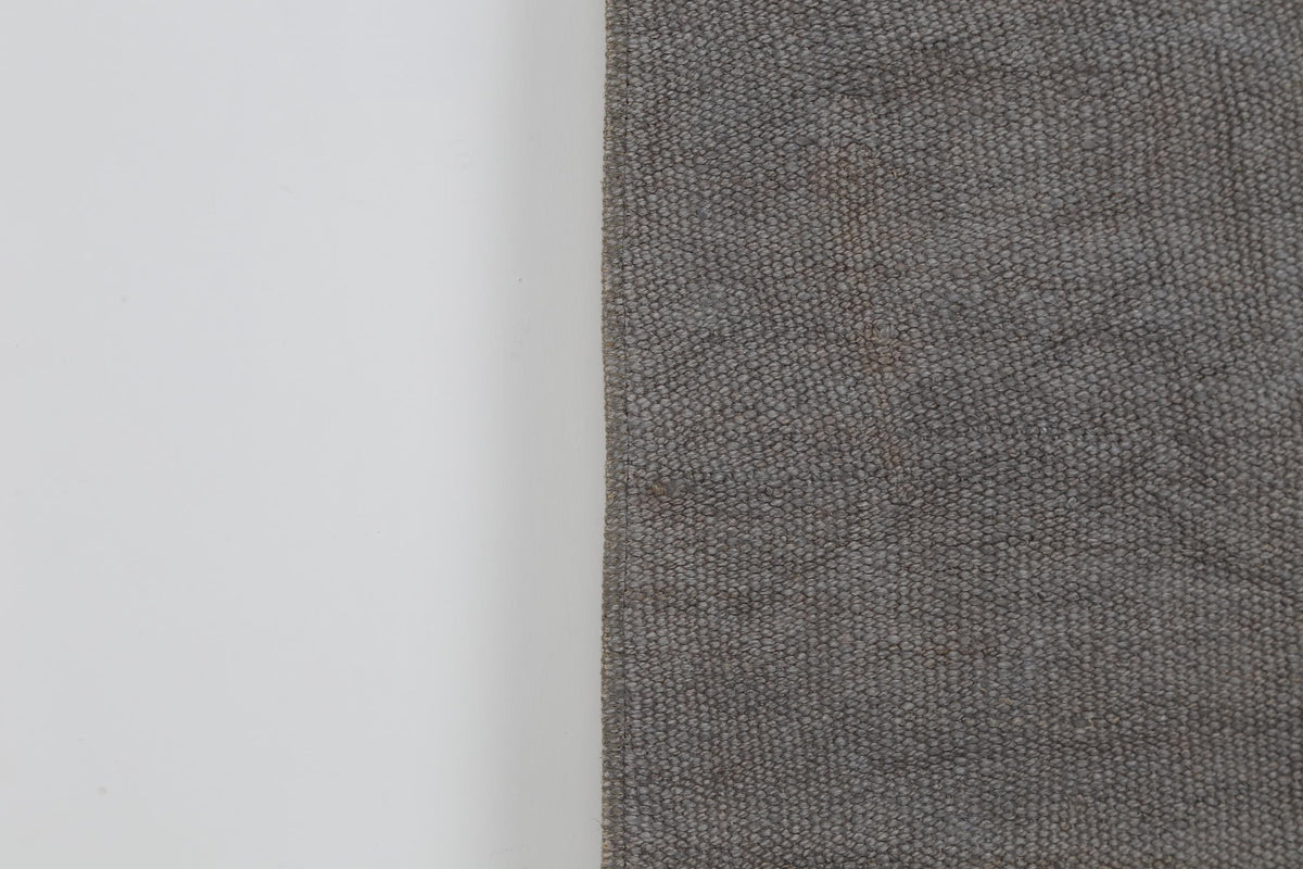 2x10 Vintage Hemp Runner Rug, Gray Turkish Patchwork Runner, Neutral Narrow Hallway Rug