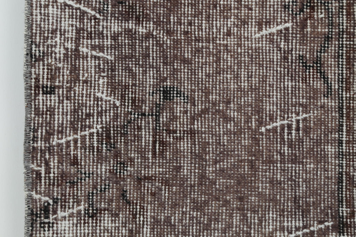 2x7 Vintage Turkish Runner Rug, Wool Hallway Rug, Distressed Narrow Entryway Rug
