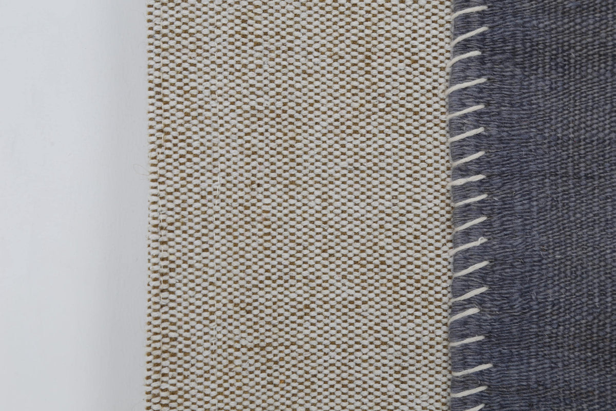 3x4 Vintage Turkish Tapestry Rug, Gray Abstract Hemp Wool Textile, Minimalist Woven Wall Art