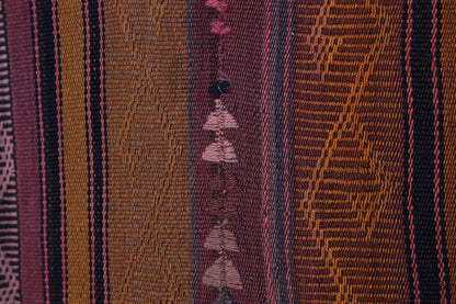 5x6 Vintage Turkish Kilim Rug, Striped Handwoven Wool Cotton Rug, Rustic Anatolian Flatweave Area Rug