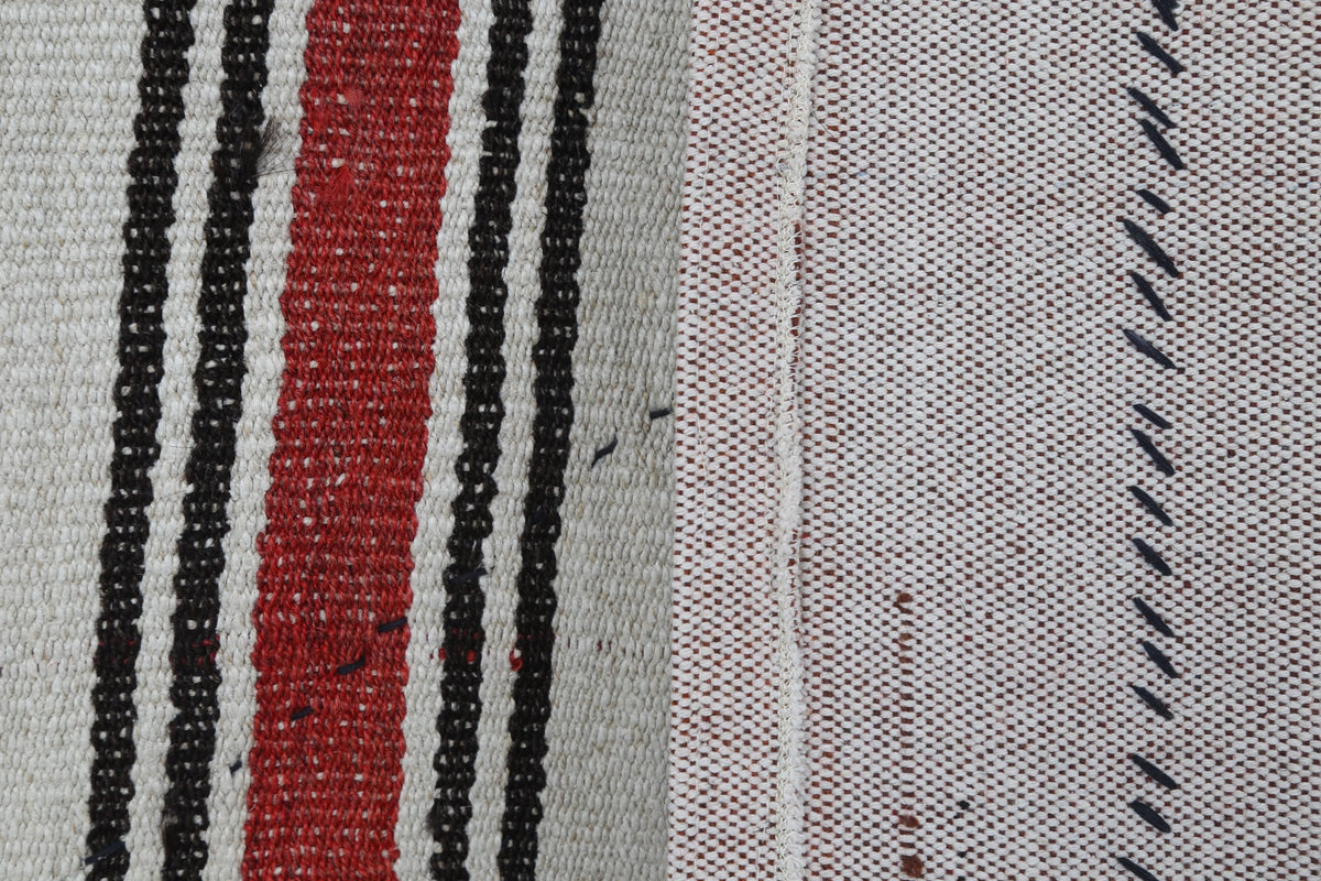 3x4 Vintage Turkish Tapestry Rug, Hemp Wool Kilim Wall Hanging, Handwoven Textile Wall Art