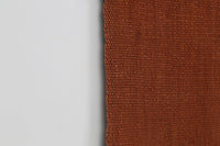 4x6 Vintage Turkish Hemp Tapestry Rug, Rust Woven Textile Wall Hanging, Minimalist Fiber Wall Art