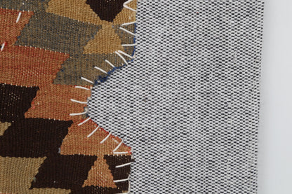 3x4 Vintage Turkish Tapestry Rug, Textile Wall Hanging, Kilim Wall Art