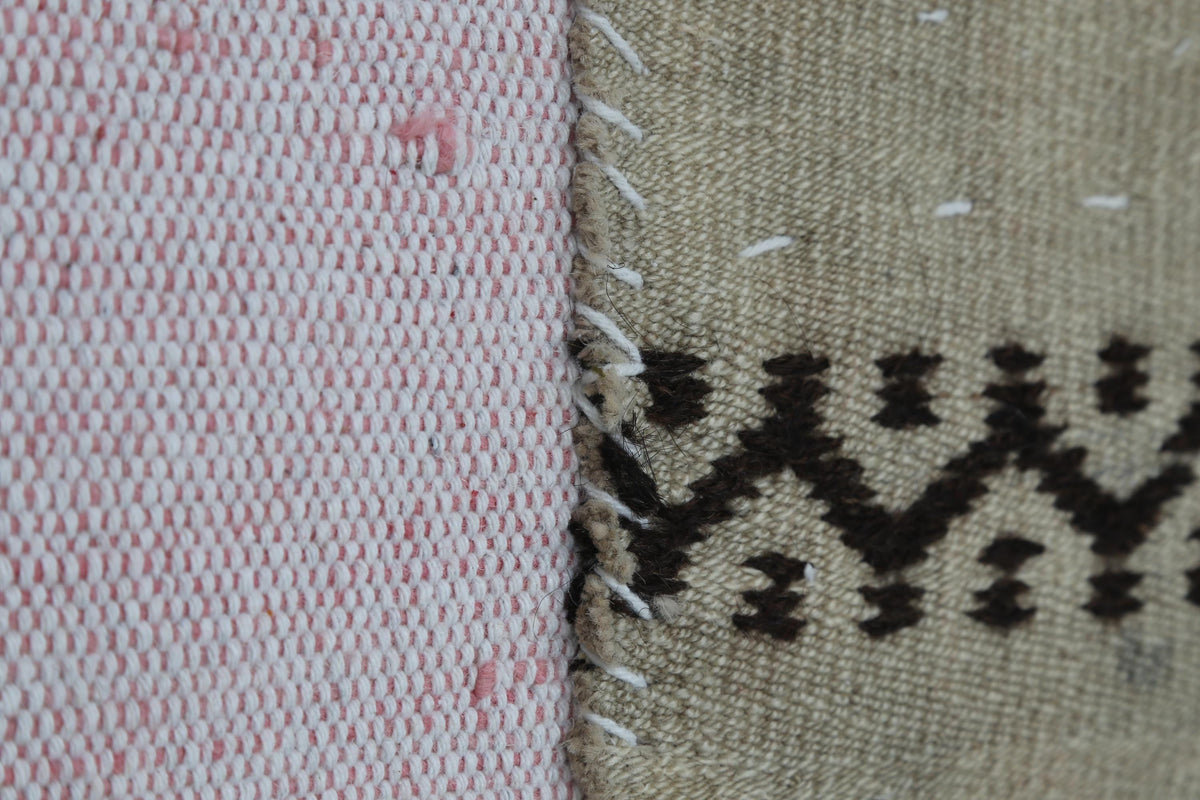 3x4 Vintage Turkish Tapestry Rug, Wool Textile Wall Hanging, Handwoven Fiber Wall Art