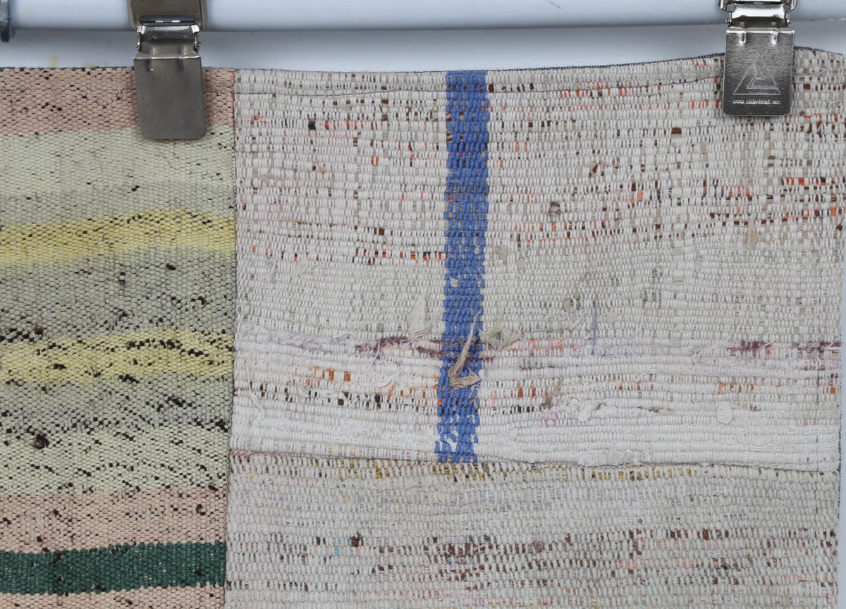 3x10 Vintage Turkish Kilim Runner Rug, Caput Patchwork Kilim, Wool Long Narrow Runner, Handwoven Hallway Rug