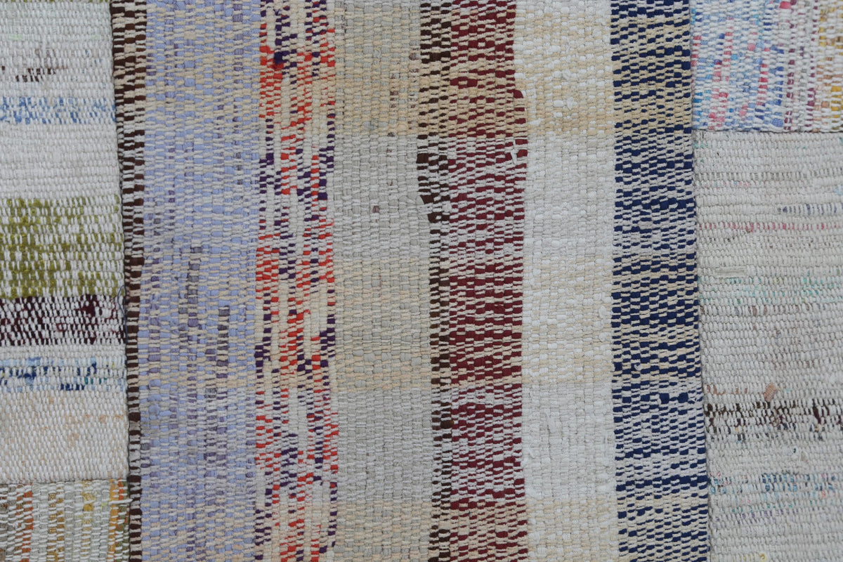 3x10 Vintage Turkish Kilim Runner Rug, Caput Patchwork Kilim, Wool Long Narrow Runner, Handwoven Hallway Rug