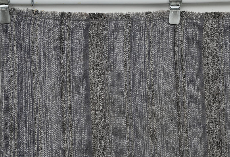 6x6 Vintage Turkish Kilim Rug, Gray Handwoven Wool Rug, Minimalist Anatolian Kilim, Rustic Wabi Sabi Floor Rug