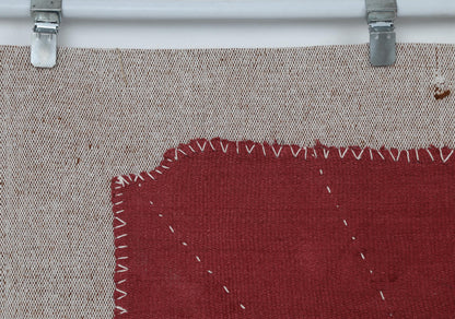 3x4 Wool Tapestry Rug, Textile Wall Hanging, Statement Wall Art, Decorative Woven Tapestry