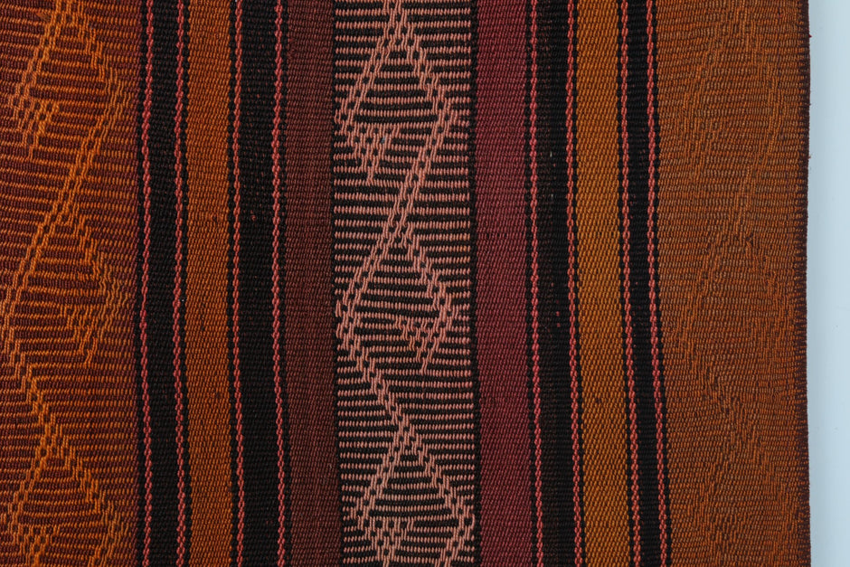 5x6 Vintage Turkish Kilim Rug, Striped Handwoven Wool Cotton Rug, Rustic Anatolian Flatweave Area Rug