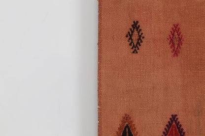 2x7 Vintage Turkish Hemp Runner Rug, Handmade Kilim, Narrow Hallway Rug, Vintage Anatolian Hemp Rug