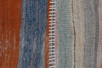 2x3 Vintage Turkish Tapestry Rug, Wool Patchwork Kilim Wall Hanging, Woven Textile Wall Art