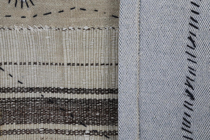 3x4 Vintage Turkish Tapestry Rug, Wool Textile Wall Hanging, Handmade Woven Wall Art