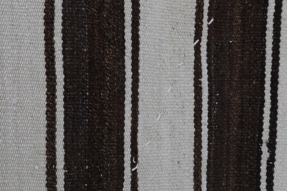 3x4 Vintage Turkish Tapestry Rug, Beige Brown Wool Wall Hanging, Handwoven Textile Wall Art