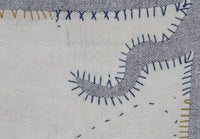 Vintage Turkish Tapestry Rug, Minimalist (3'6" x 4'3") - photo 5 of 9