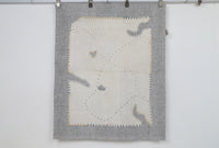 Vintage Turkish Tapestry Rug, Minimalist (3'6" x 4'3") - photo 2 of 9