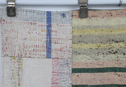 3x10 Vintage Turkish Kilim Runner Rug, Caput Patchwork Kilim, Wool Long Narrow Runner, Handwoven Hallway Rug