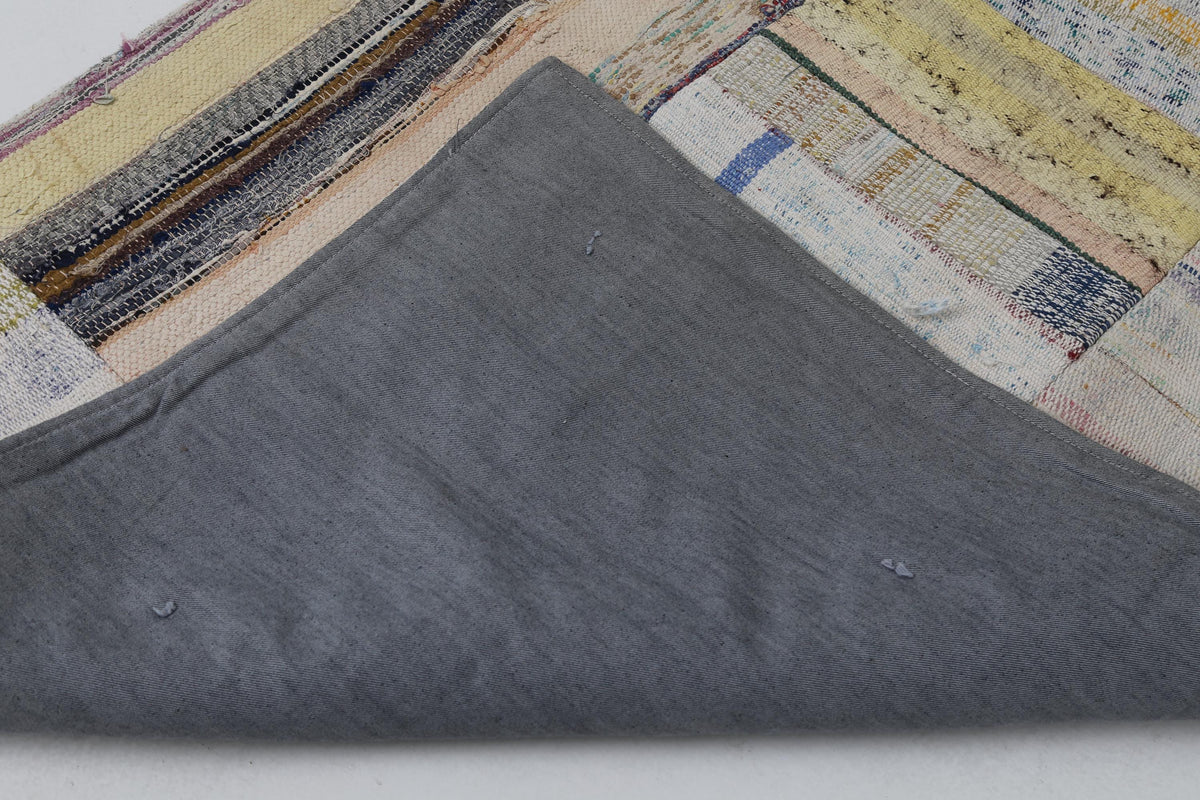 3x10 Vintage Turkish Kilim Runner Rug, Caput Patchwork Kilim, Wool Long Narrow Runner, Handwoven Hallway Rug