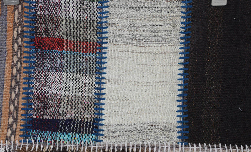 Vintage Turkish Patchwork Tapestry Rug (3'3" x 4'8")